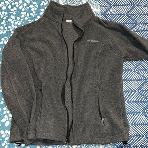 Gray Fleece Columbia Jacket